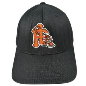 Richardson Baseball Cap Black S/M Fitted Tiger AF Mascot Pro 585 Acrylic hat